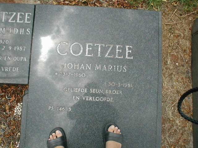COETZEE Johan Marius 1960-1981