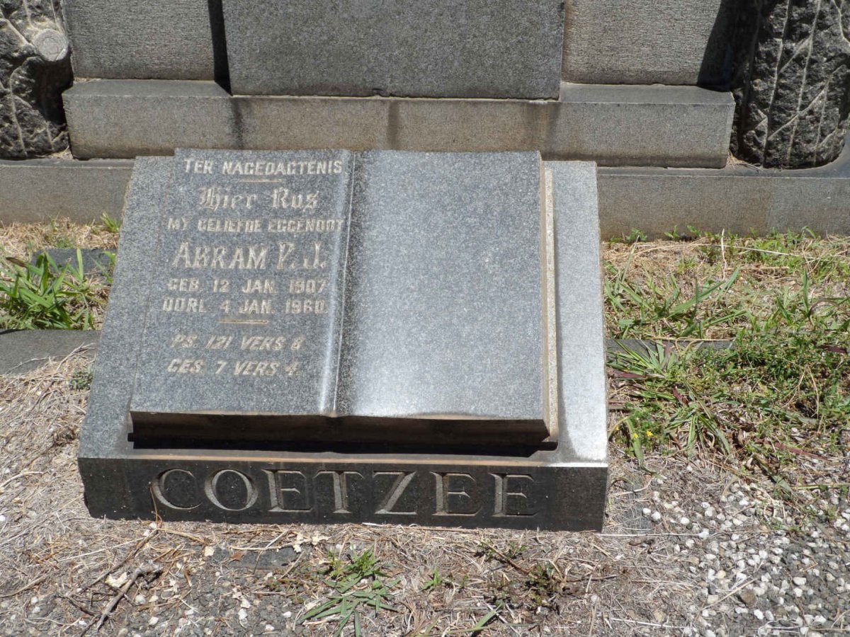 COETZEE Abram P.J. 1907-1960