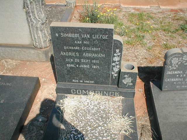 COMBRINCK Andries Abraham 1910-1971