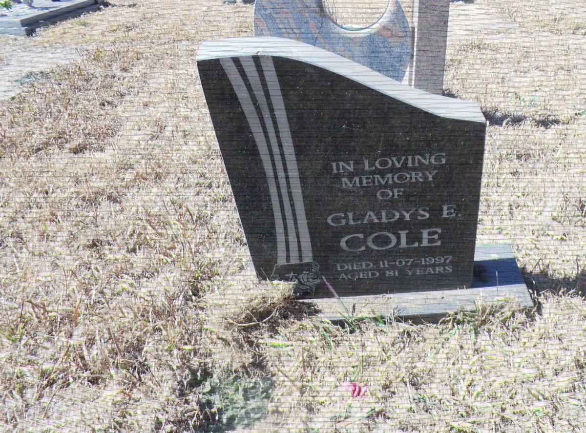 COLE Gladys E. -1997