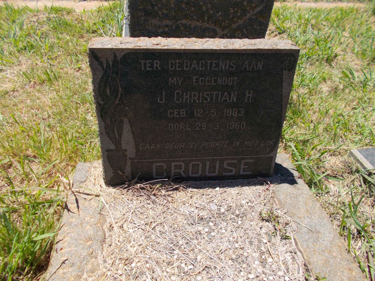 CROUSE J. Christian H. 1883-1960