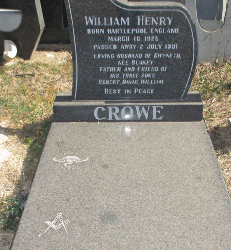 CROWE William Henry 1925-1991