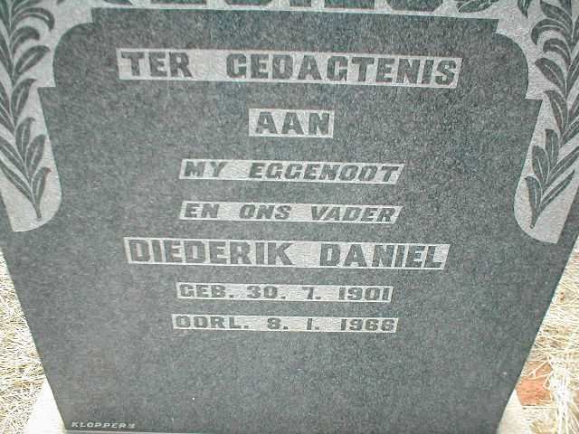 DANIEL Diederik 1901-1966