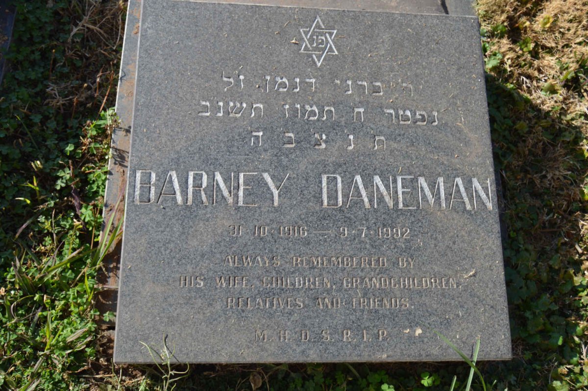 DANEMAN Barney 1916-1992