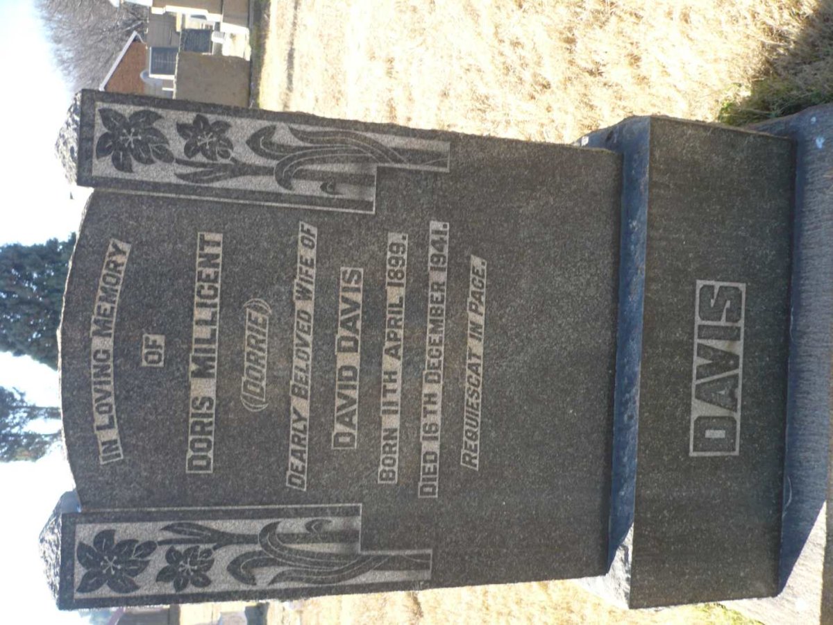 DAVIS Doris Millicent 1899-1941