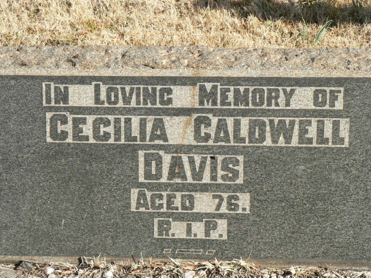 DAVIS Cecilia Caldwell