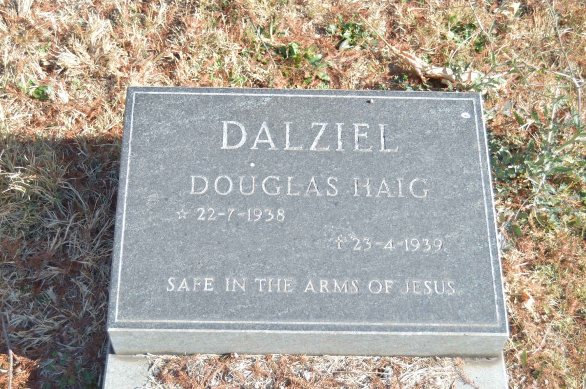 DALZIEL Douglas Haig 1938-1939