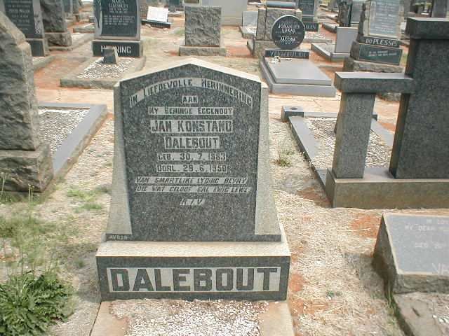 DALEBOUT Jan Konstand 1883-1950