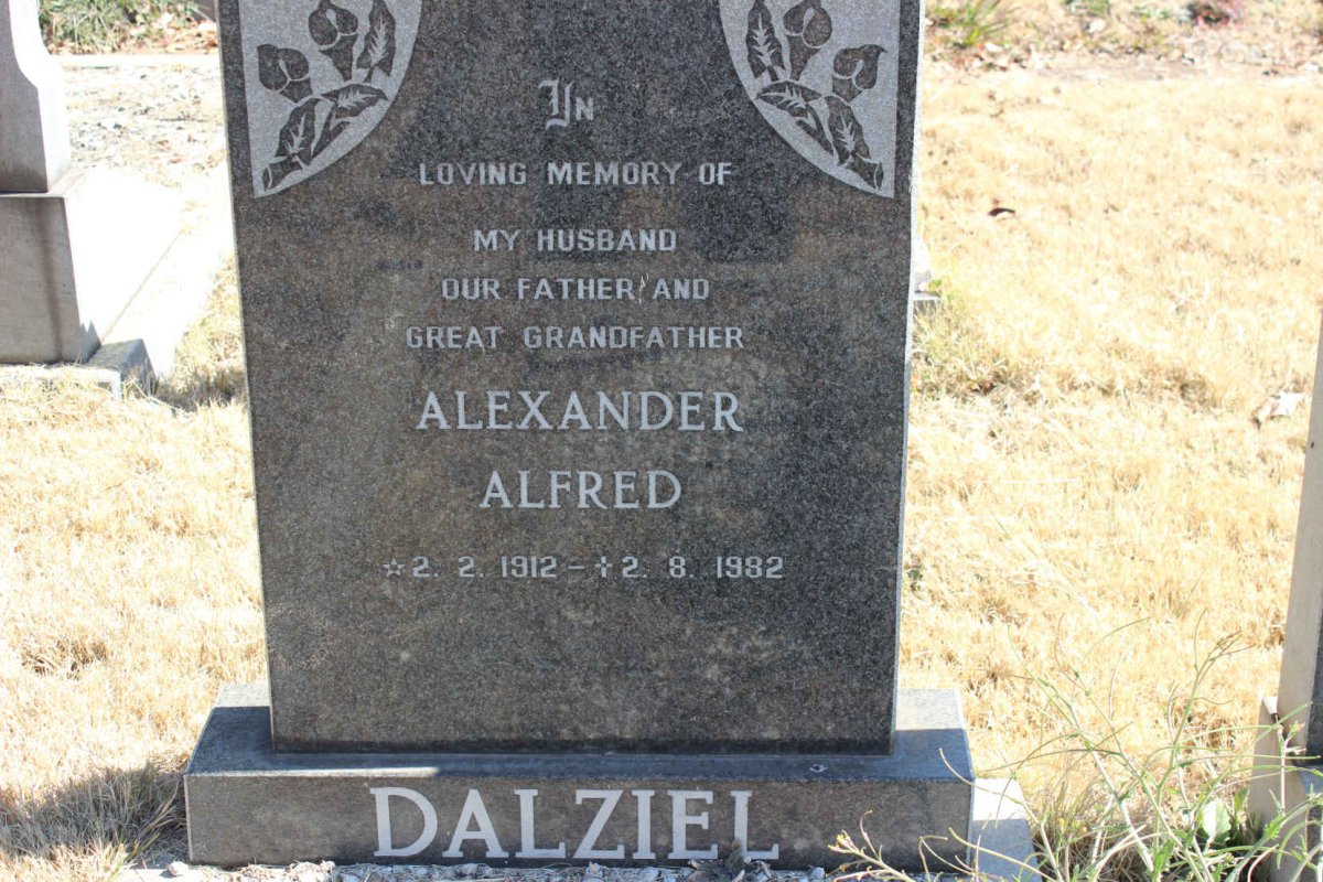 DALZIEL Alexander Alfred 1912-1982
