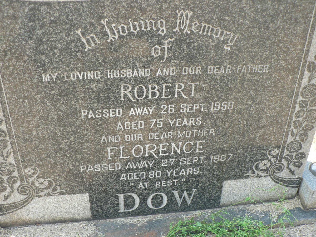 DOW Robert -1956 &amp; Florence -1967