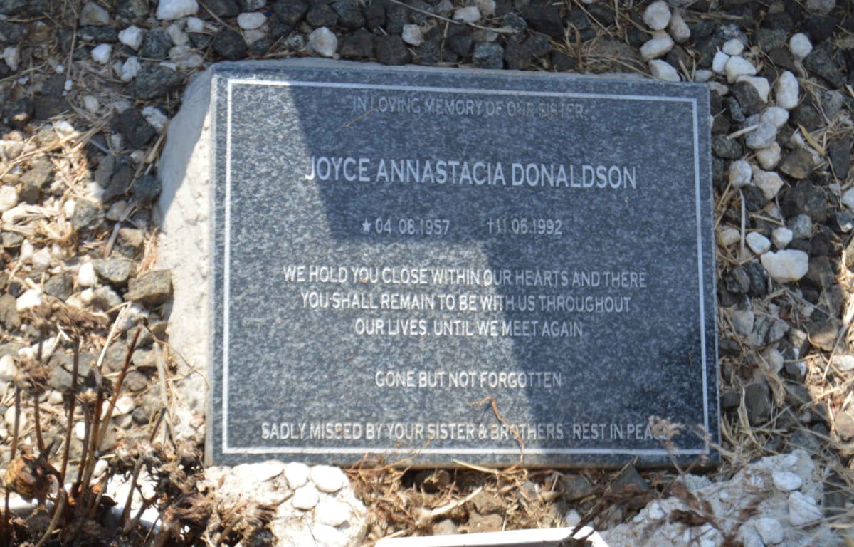 DONALDSON Joyce Annastacia 1957-1992