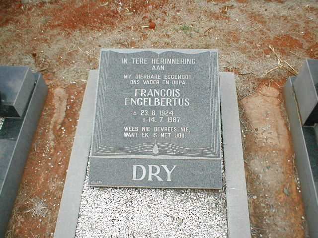 DRY Francois Engelbertus 1924-1987