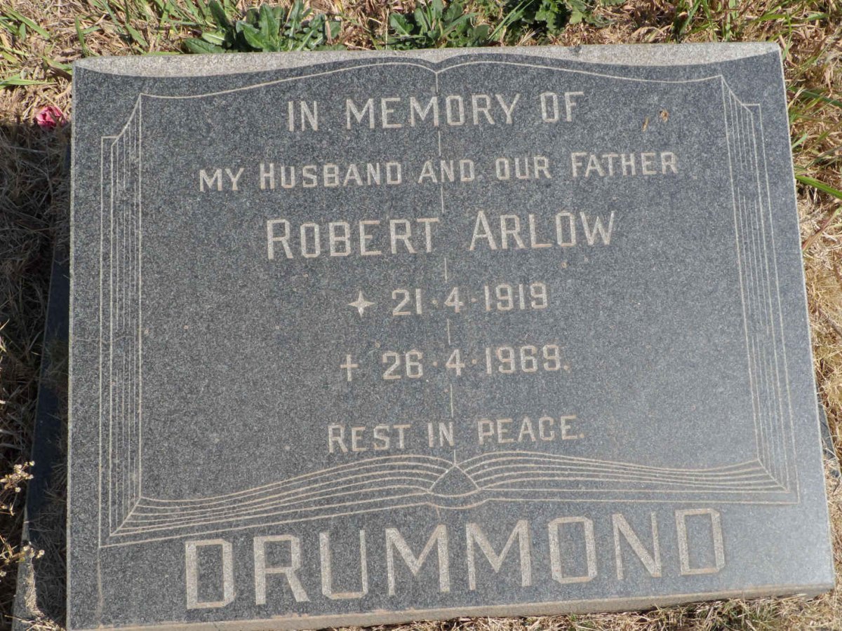 DRUMMOND Robert Arlow 1919-1969
