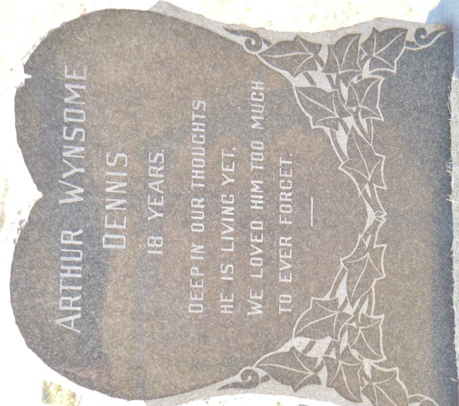 DENNIS Arthur Wynsome