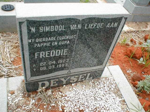 DEYSEL Freddie 1923-1993