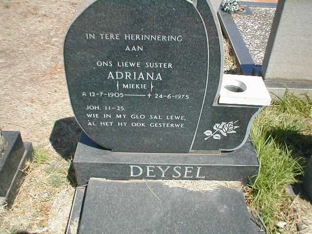 DEYSEL Adriana 1905-1975
