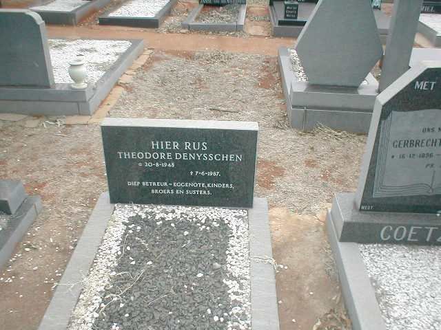 DENYSSCHEN Theodore 1945-1987