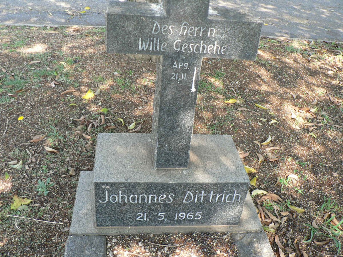 DITTRICH Johannes -1965
