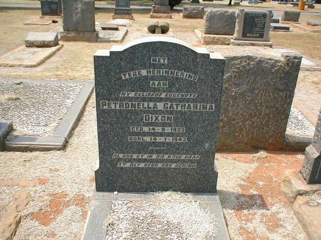 DIXON Petronella Catharina 1923-1943