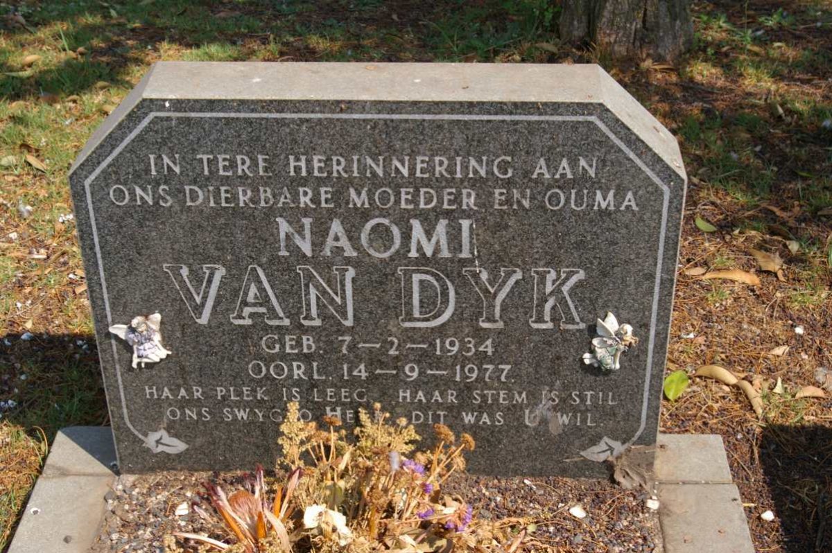 DYK Naomi , van 1934-1977