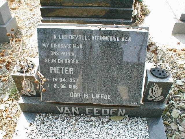 EEDEN Pieter, van 1957-1996