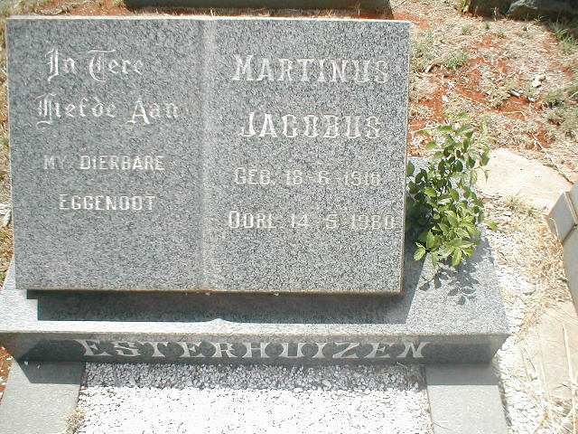 ESTERHUIZEN Marthinus Jacobus 1918-1980