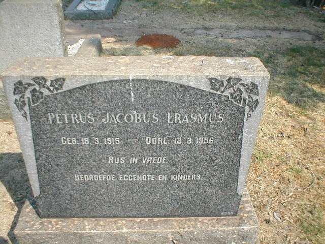 ERASMUS Petrus Jacobus 1915-1956