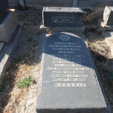 FINSON Isaac -1941