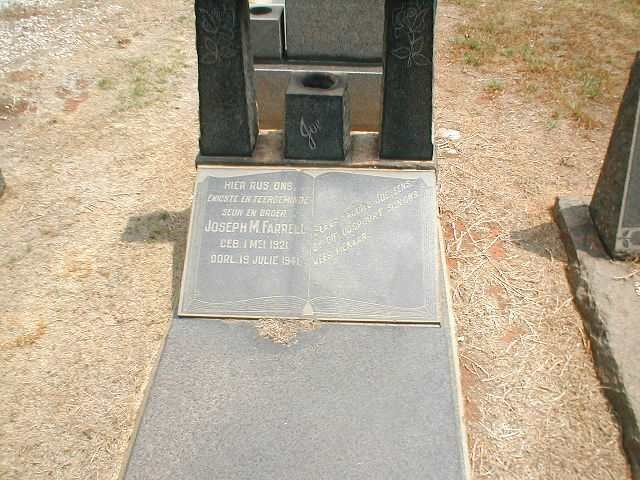 FARRELL Joseph M. 1921-1941