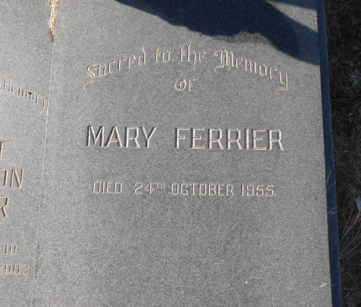 FERRIER Mary -1955