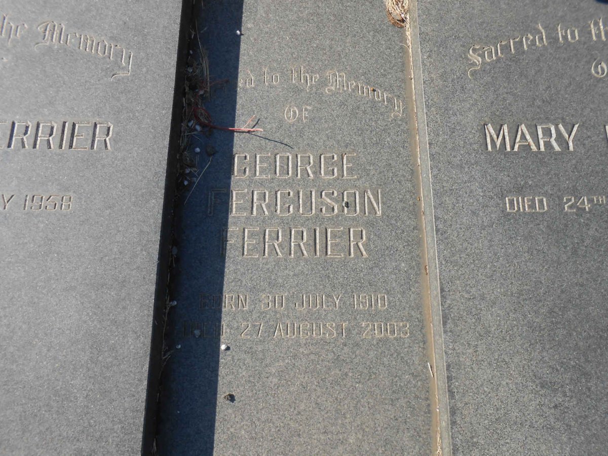 FERRIER George Ferguson 1910-2003