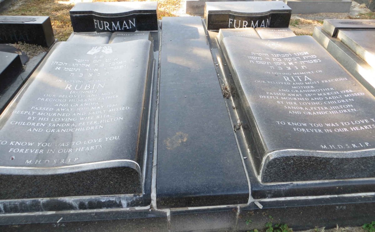 FURMAN Rubin -1981 &amp; Rita -1988