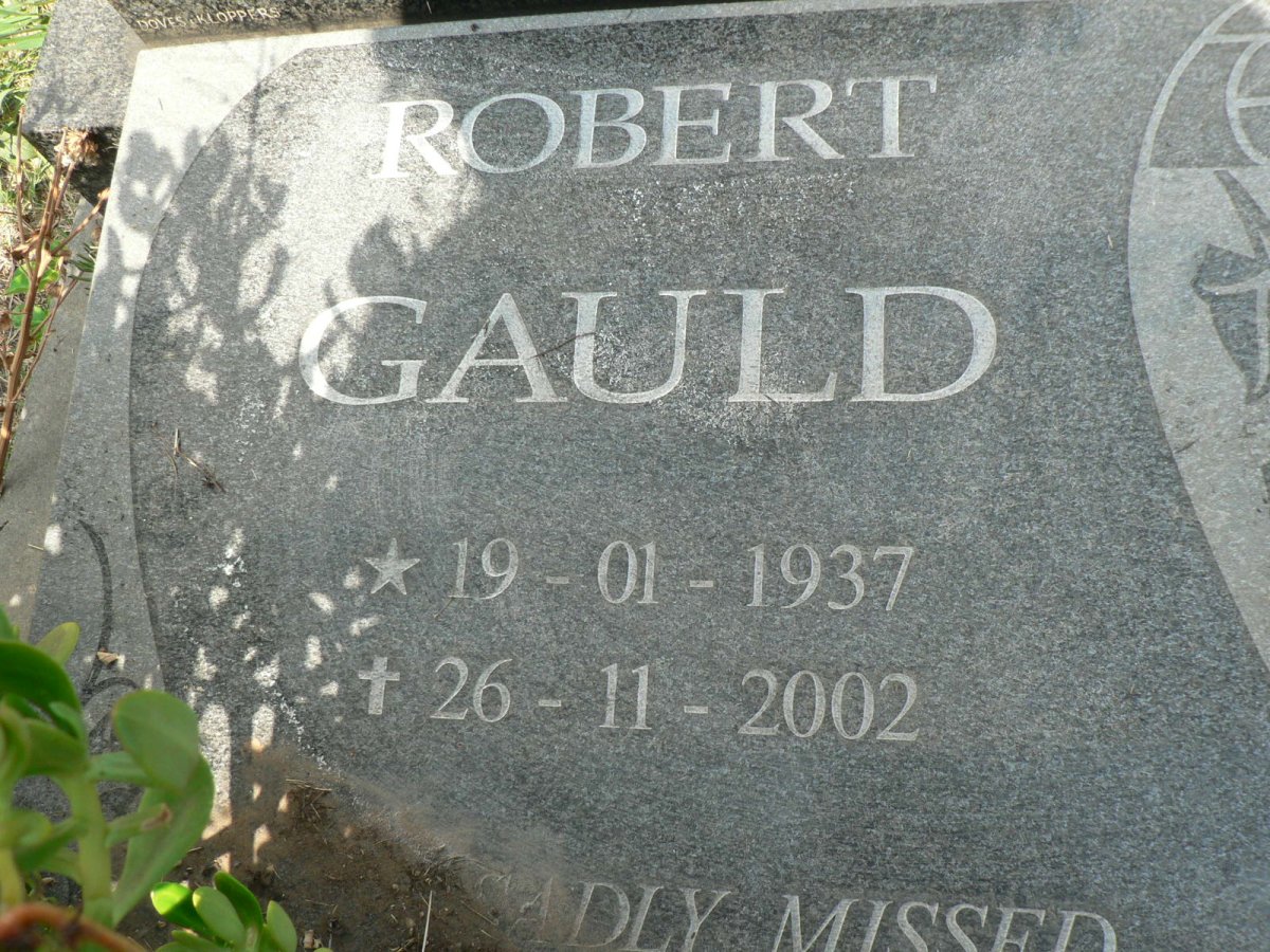 GAULD Robert 1937-2002
