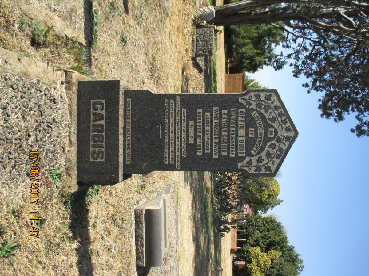 GARBIS Bob 1887-1923