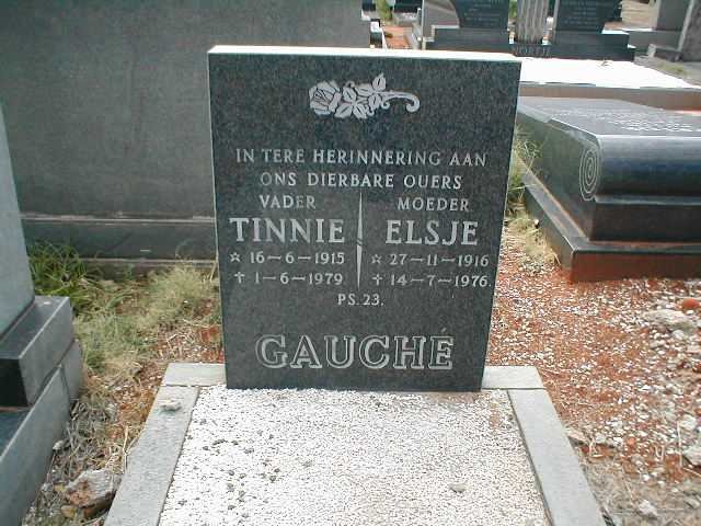 GAUCHÉ Tinnie 1915-1979 &amp; Elsje 1916-1976