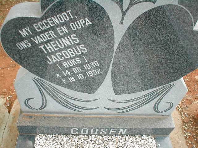 GOOSEN Theunis Jacobus 1930-1992
