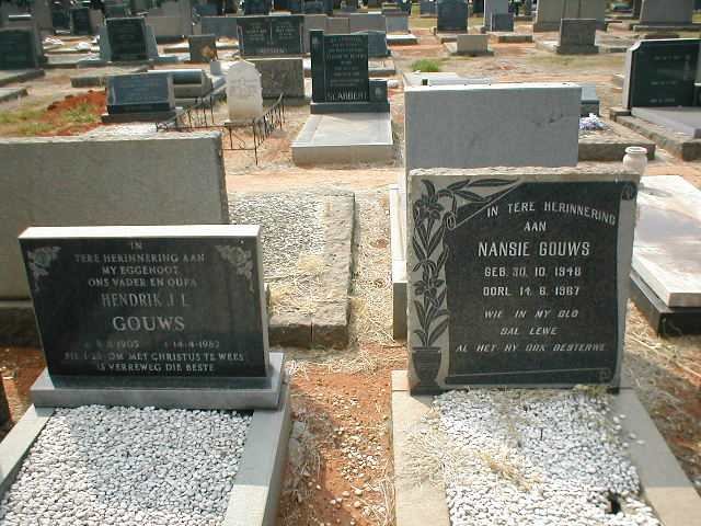 GOUWS Hendrik J.L. 1905-1982 :: GOUWS Nansie 1948-1967