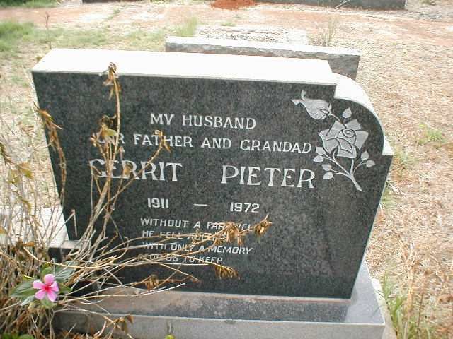GOOSEN Gerrit Pieter 1911-1972