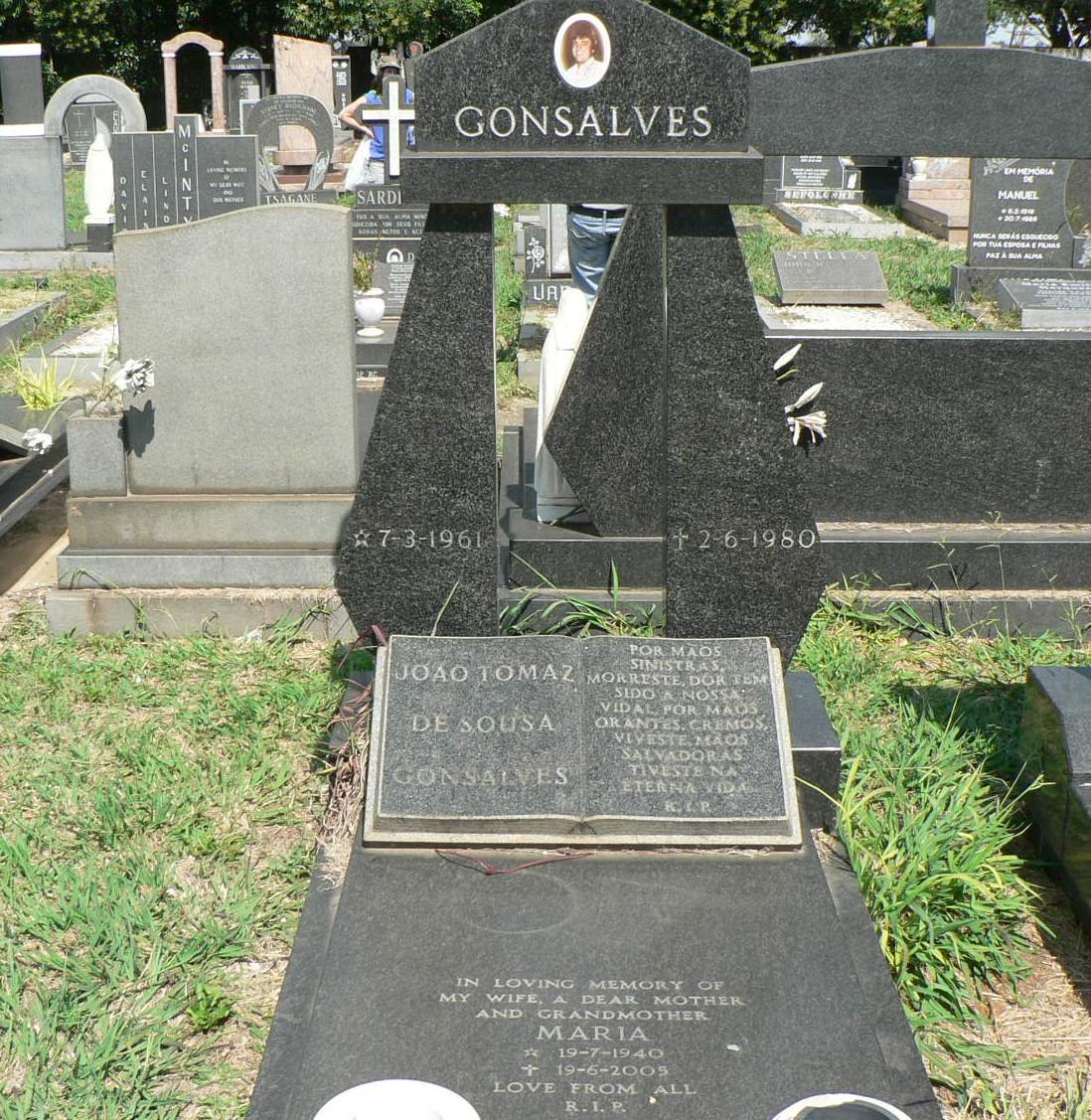 GONSALVES Joao Tomaz de Sousa 1961-1980 :: GONSALVES Maria 1940-2005