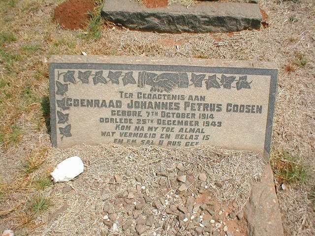 GOOSEN Coenraad Johannes Petrus 1914-1943