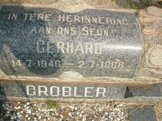 GROBLER Gerhard 1946-1966