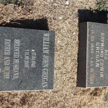 GREGAN Reg Raymond Edwin 1948-1999 :: GREGAN William John 1945-2003