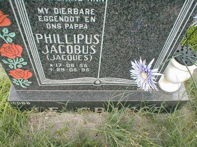 GRANGE Phillipus Jacobus, le 1955-1995