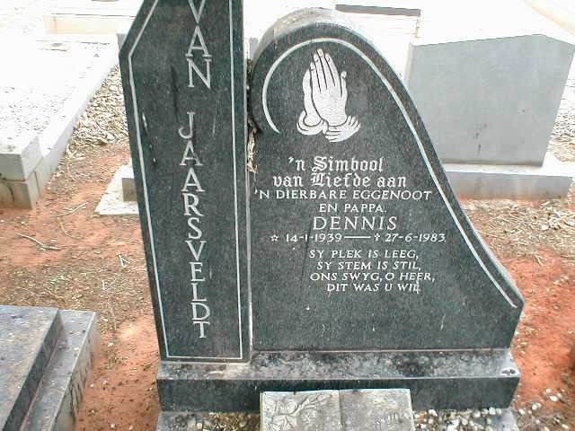 JAARSVELDT Dennis, van 1939-1983