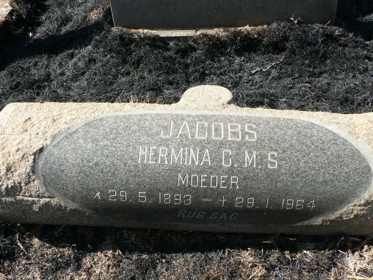 JACOBS Hermina C.M.S. 1893-1964