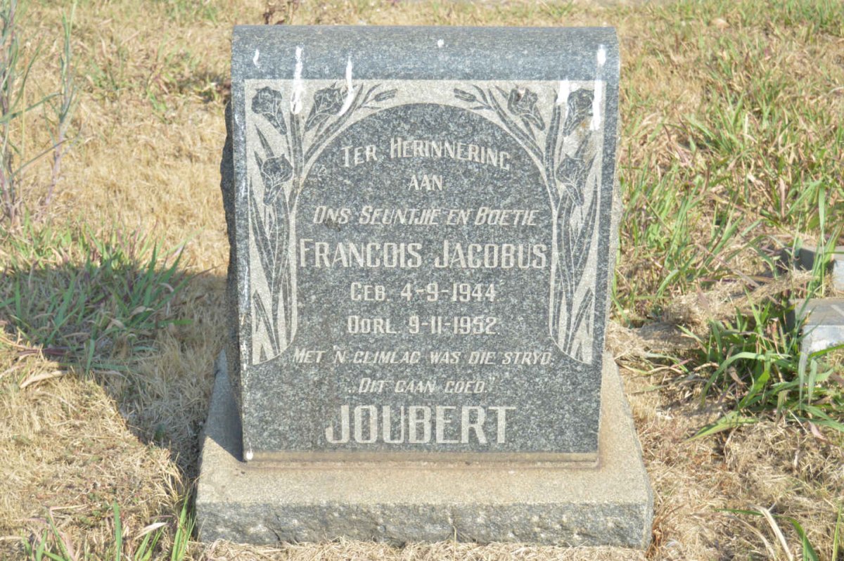 JOUBERT Francois Jacobus 1944-1952
