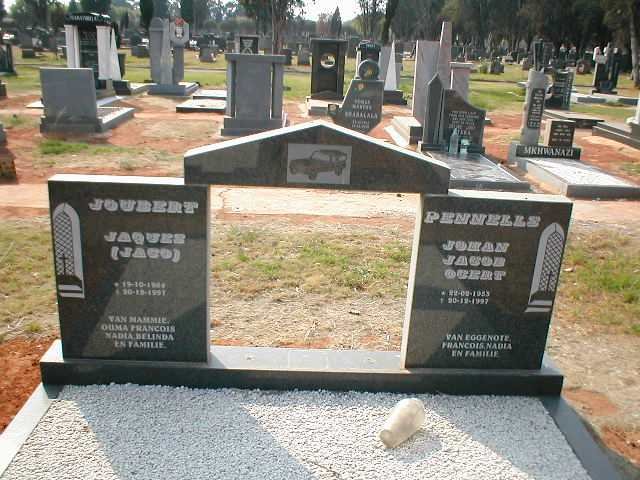 JOUBERT Jaques 19??-1997 :: PENNELLS Johan Jacob Ocert 195?-1997