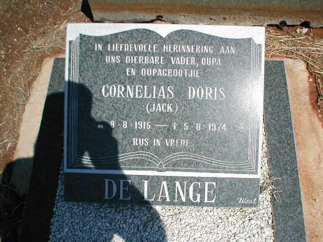 LANGE Cornelias Doris, de 1915-1974