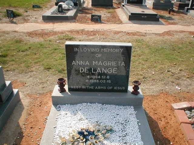 LANGE Anna Magrieta, de 1964-1998