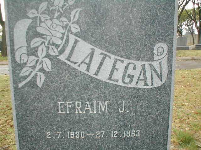 LATEGAN Efraim J. 1930-1963